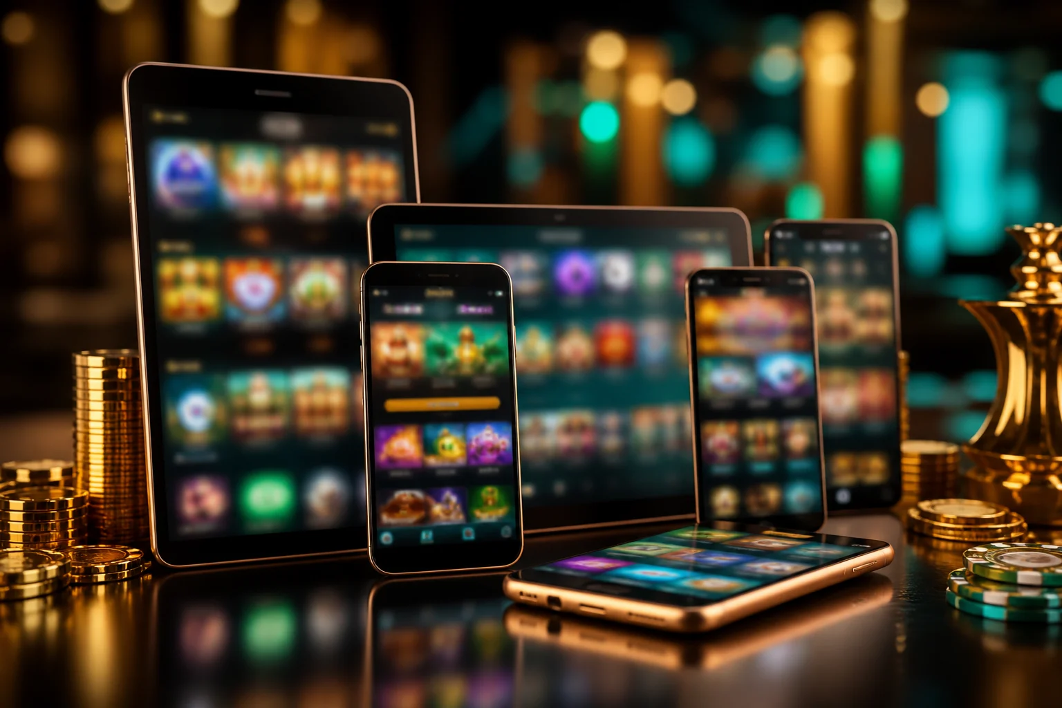 Responsive mobile access concept for the BSB007 Casino website