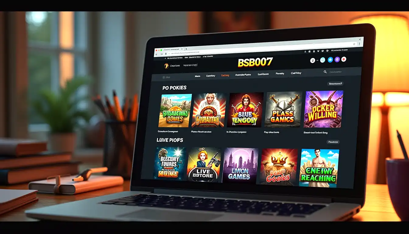 BSB007 Casino online pokies and live categories